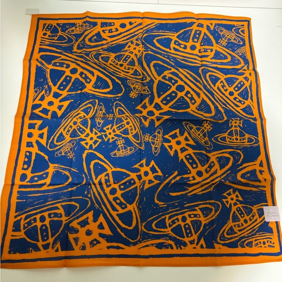 Vivienne Westwood Handbags - Vivienne Westwood Planet Orbital Print Scarf